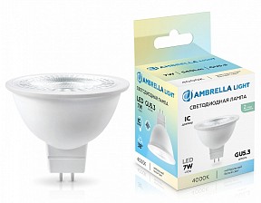 Лампа светодиодная Ambrella Light MR16  арт. 170714