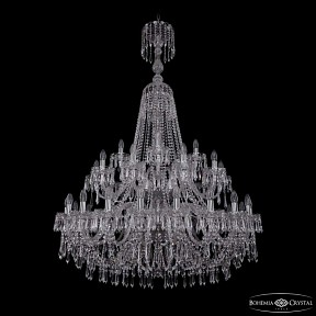 Подвесная люстра Bohemia Ivele Crystal 1403 никель арт. 1403/20+10+5/400/XL-164/2d Ni
