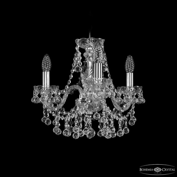 Подвесная люстра Bohemia Ivele Crystal 1409 никель арт. 1409/3/141 Ni