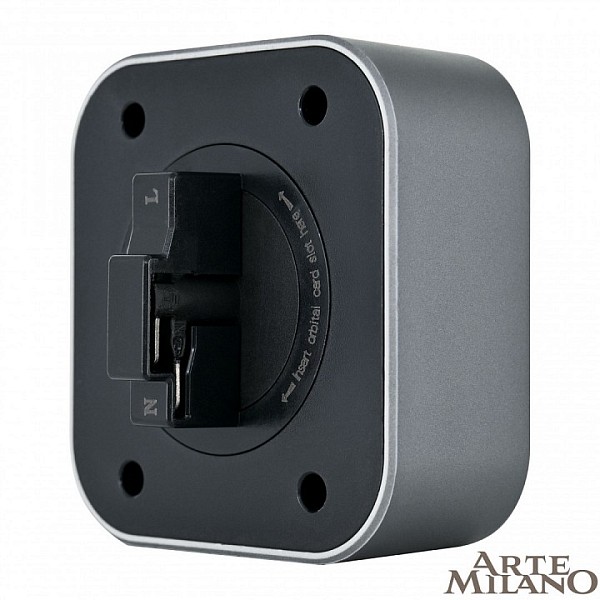 Накладной светильник Arte Milano Am-track-sockets серый арт. 380022TLS/LWS Grey