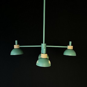 Люстра на штанге Imperiumloft Fanta A Lights Green зеленый арт. FANTA_A01